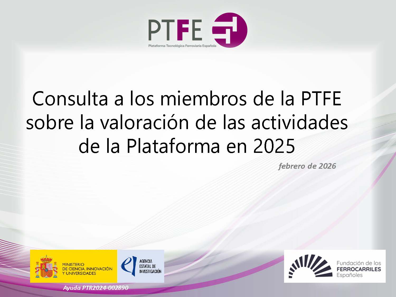 Resultados de la encuesta a la PTFE sobre 2025